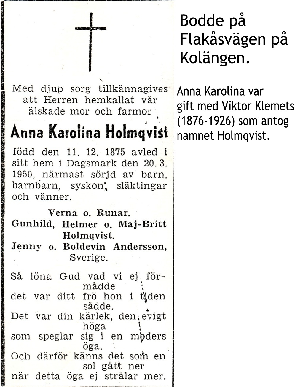 Holmqvist Anna Karolina