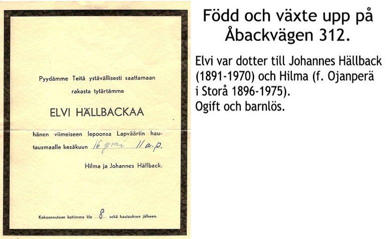 Hällback Elvi