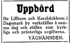 23.6 Syd-Österbotten. Båda broarna var den tiden privata och skulle underhållas av delägarna.