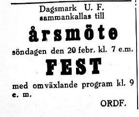 19270216 DUF årsmöte