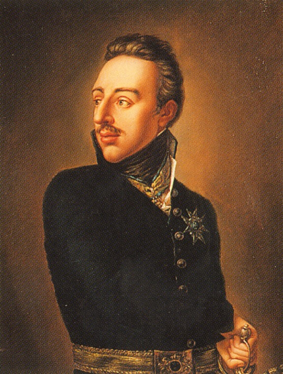 Kung Gustav IV Adolf var son till ”teaterkungen” Gustav III och var regent under åren 1796-1809. De dåliga framgångarna i 1808-09 års krig gjorde att han avsattes i en statskupp och att han sedan levde som en fattig man nere på kontinenten fram till sin död 1837.