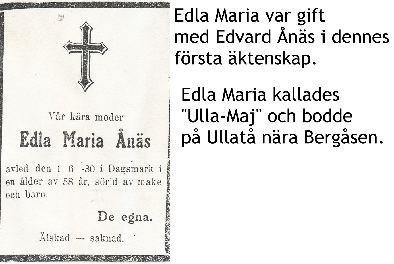 Ånäs Edla Maria