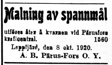 19201009 Pärus Fors malar igen