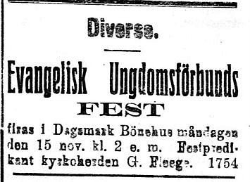 19201113 Evangelisk ungdomsfest
