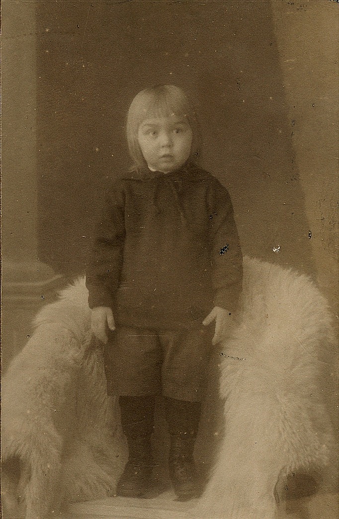 Birger Sonntag som 2-åring, år 1922.