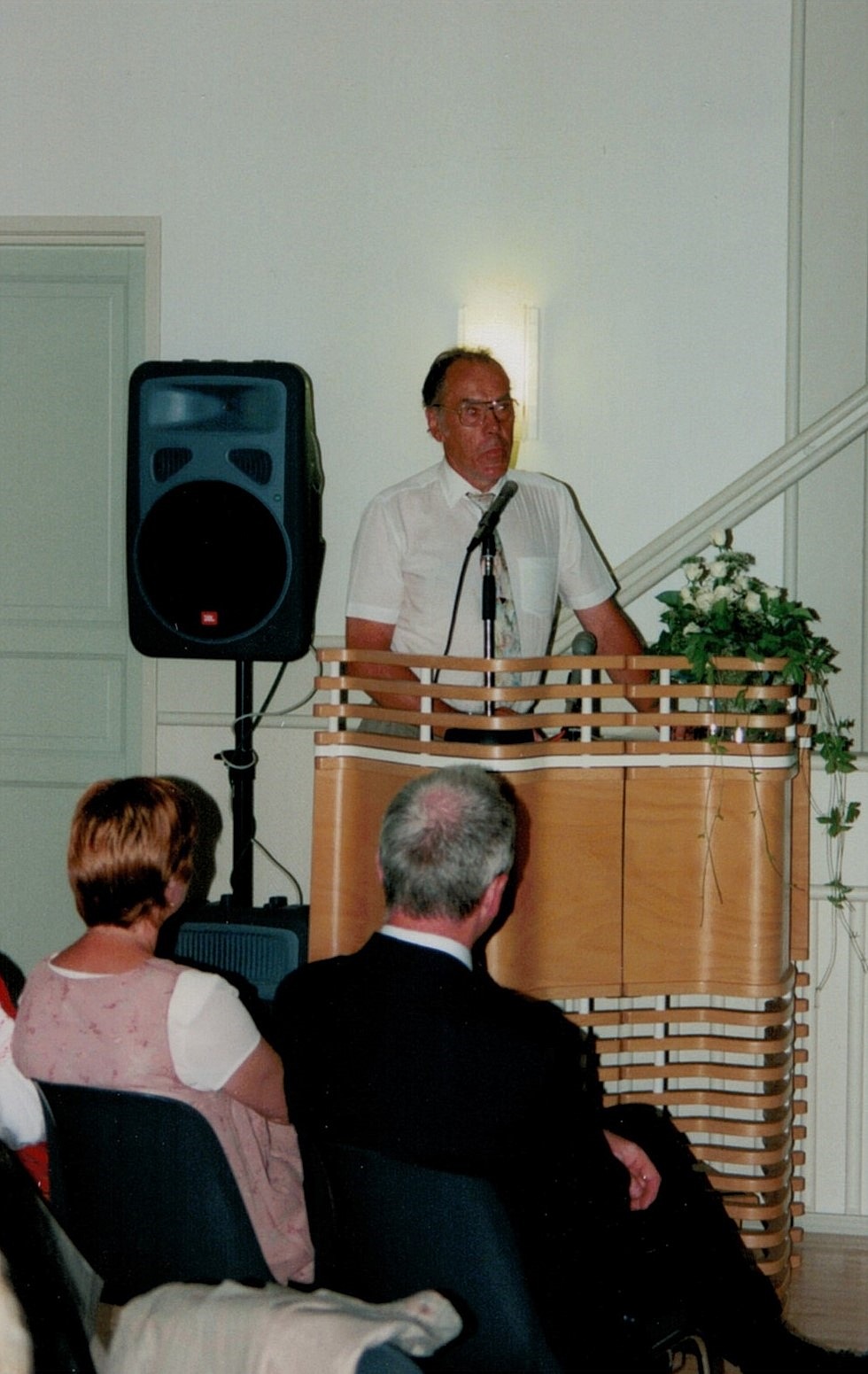 Dagsmark by och dess ungdomsförening har alltid varit viktig för Bjarne Grans i talarstolen.