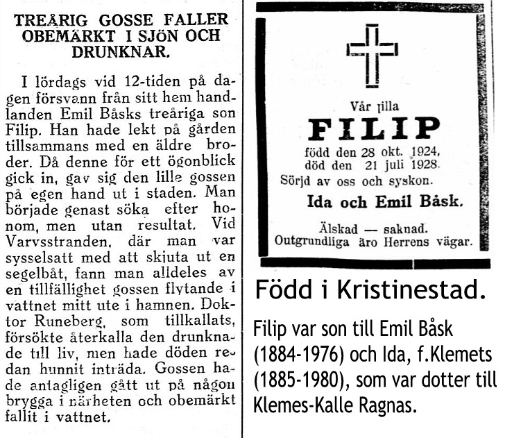 Båsk Filip bättre