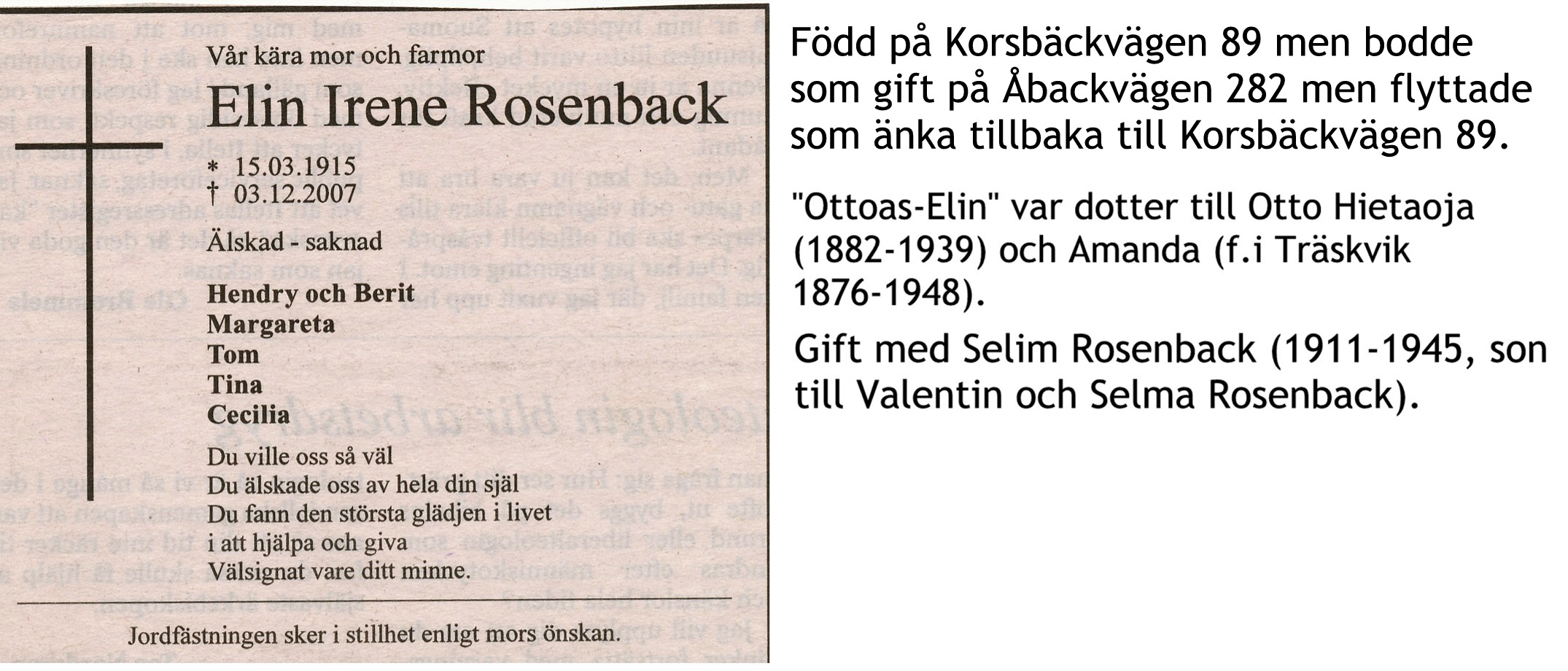 Rosenback Elin Fru