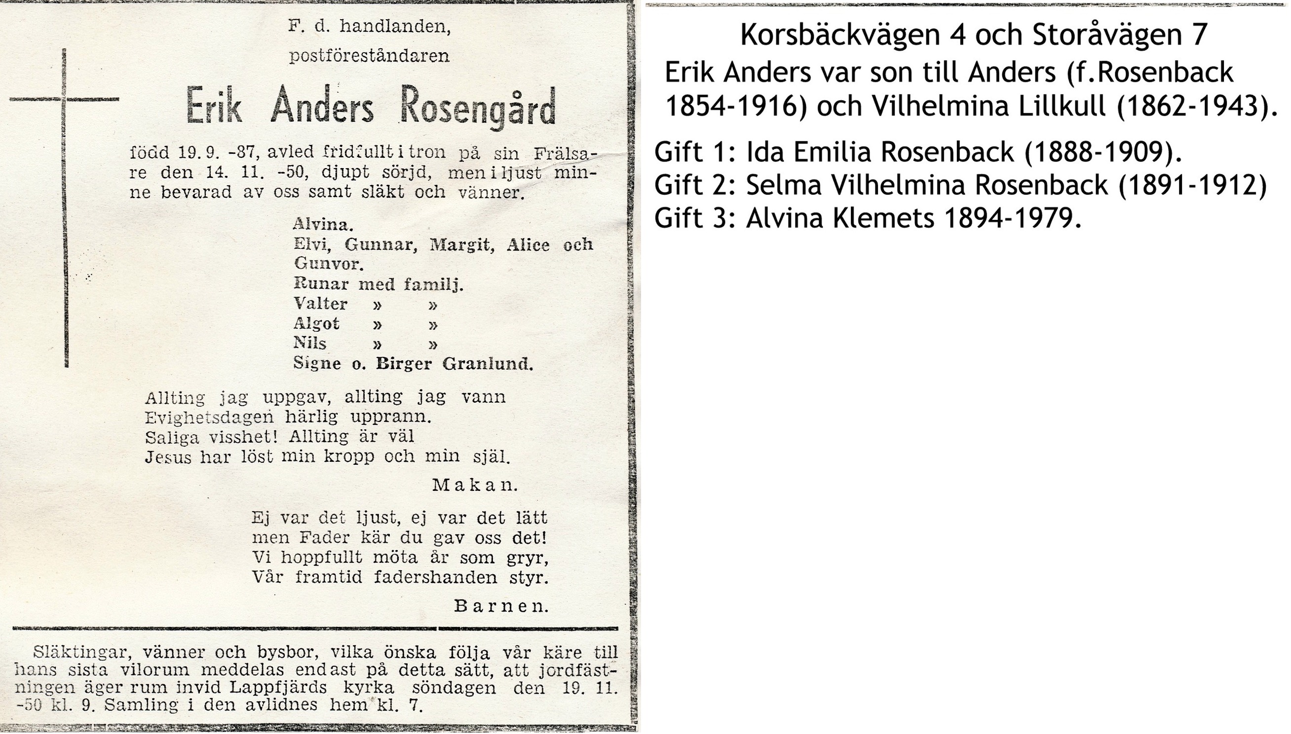 Rosengård Erik Anders