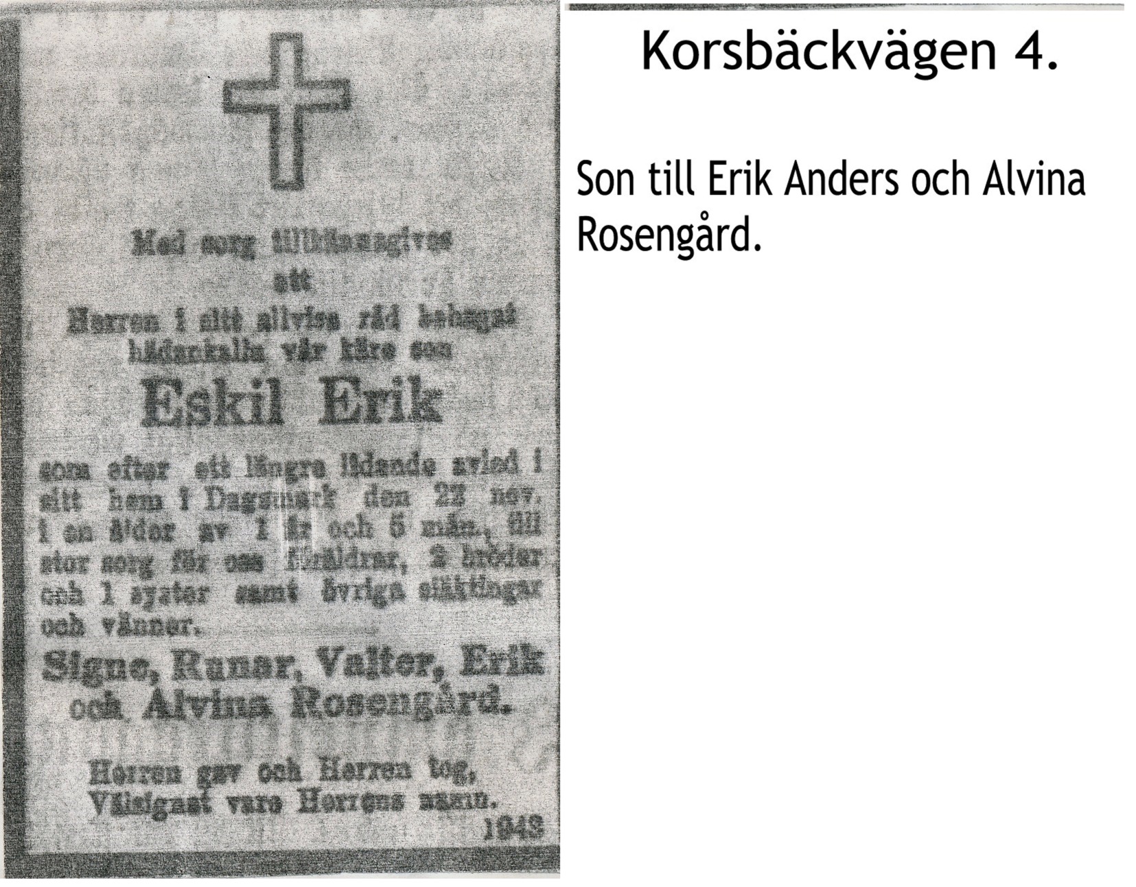 Rosengård Eskil Erik