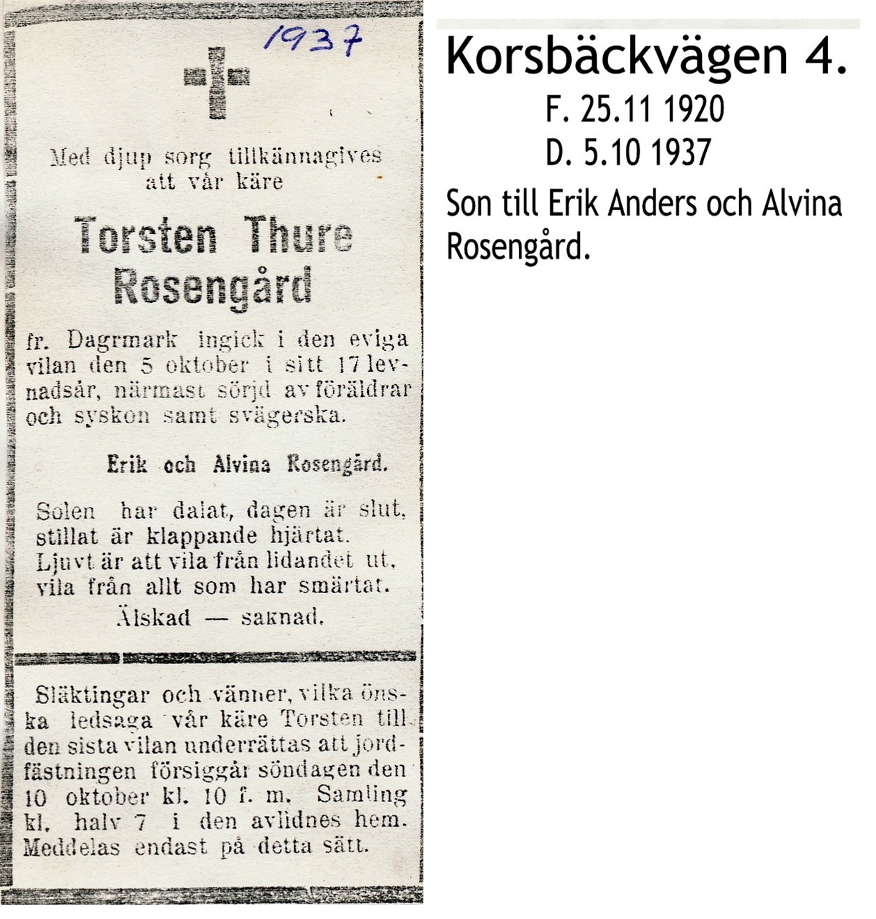 Rosengård Torsten Thure