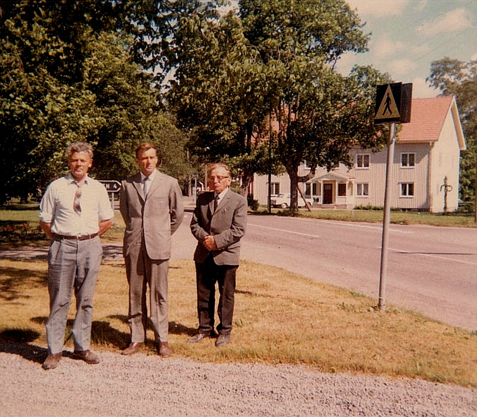 "Valentinas" Eskil Rosenback, "Kaalas" Arne Rosengren och "Koll" Frans Storkull sommaren 1968.